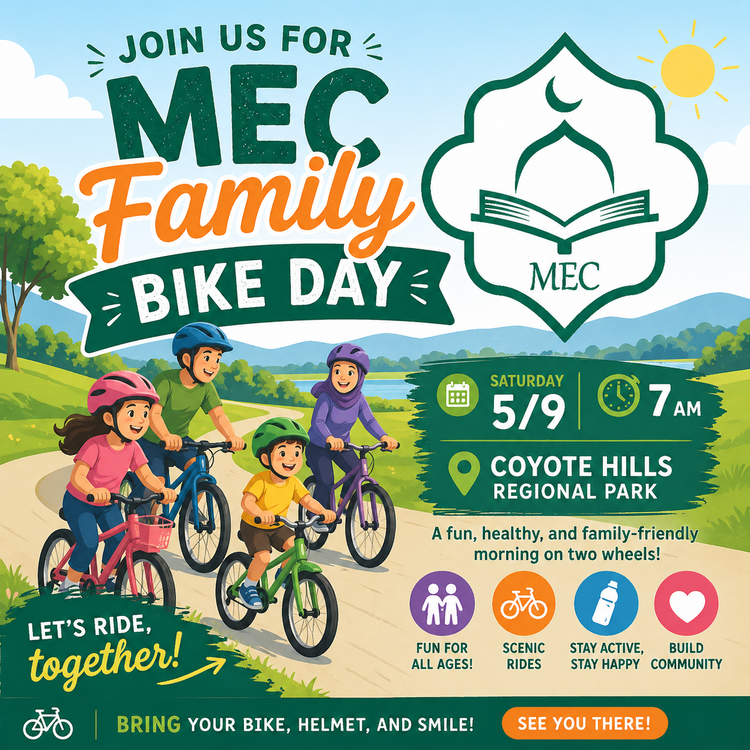 MEC Family Bike Ride - Saturday 5/9 @ 7am