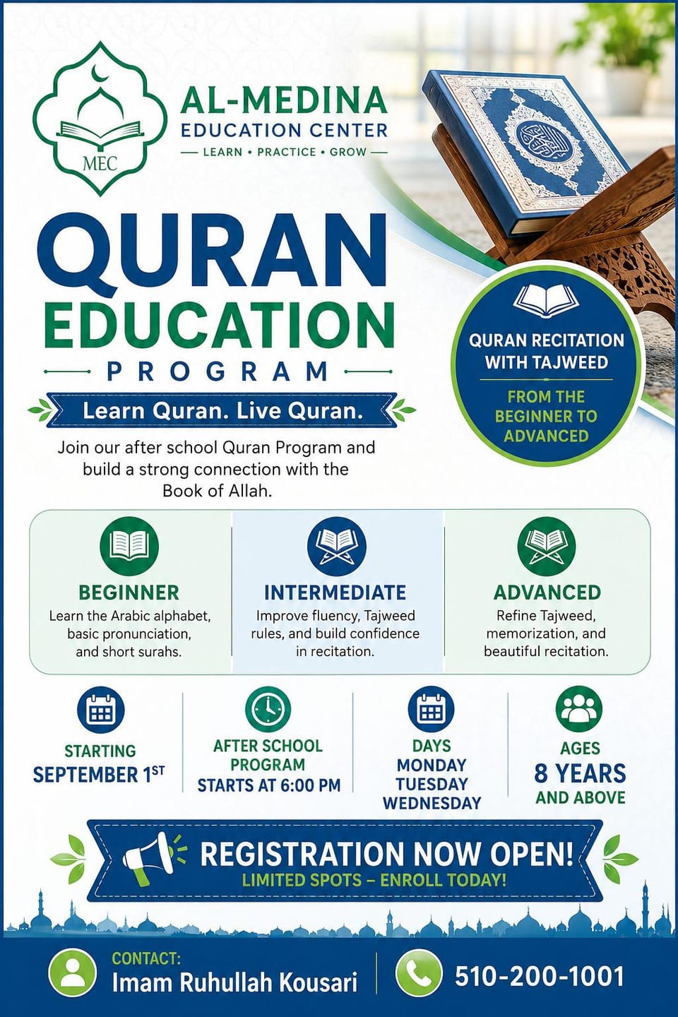 Afterschool Quran Program